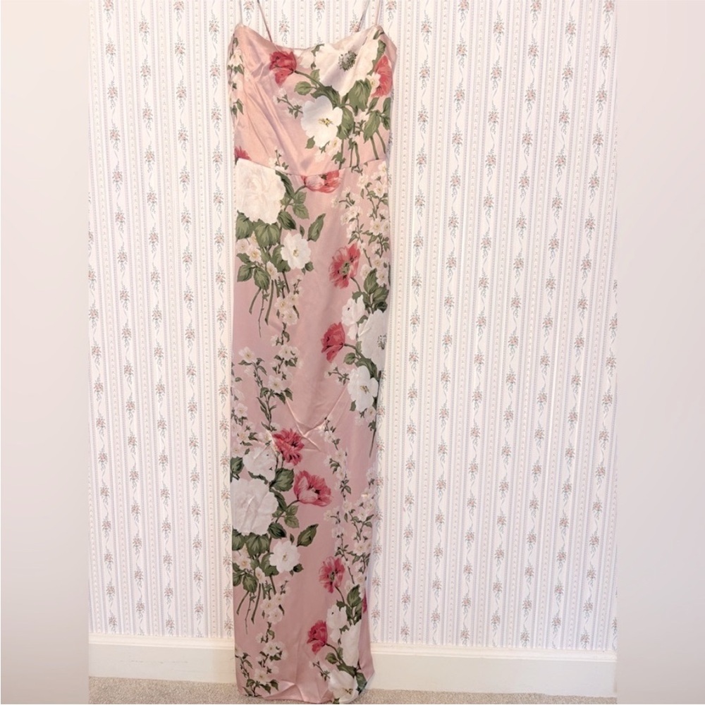 NEW Reformation Frankie Silk Dress - Picture 5 of 13